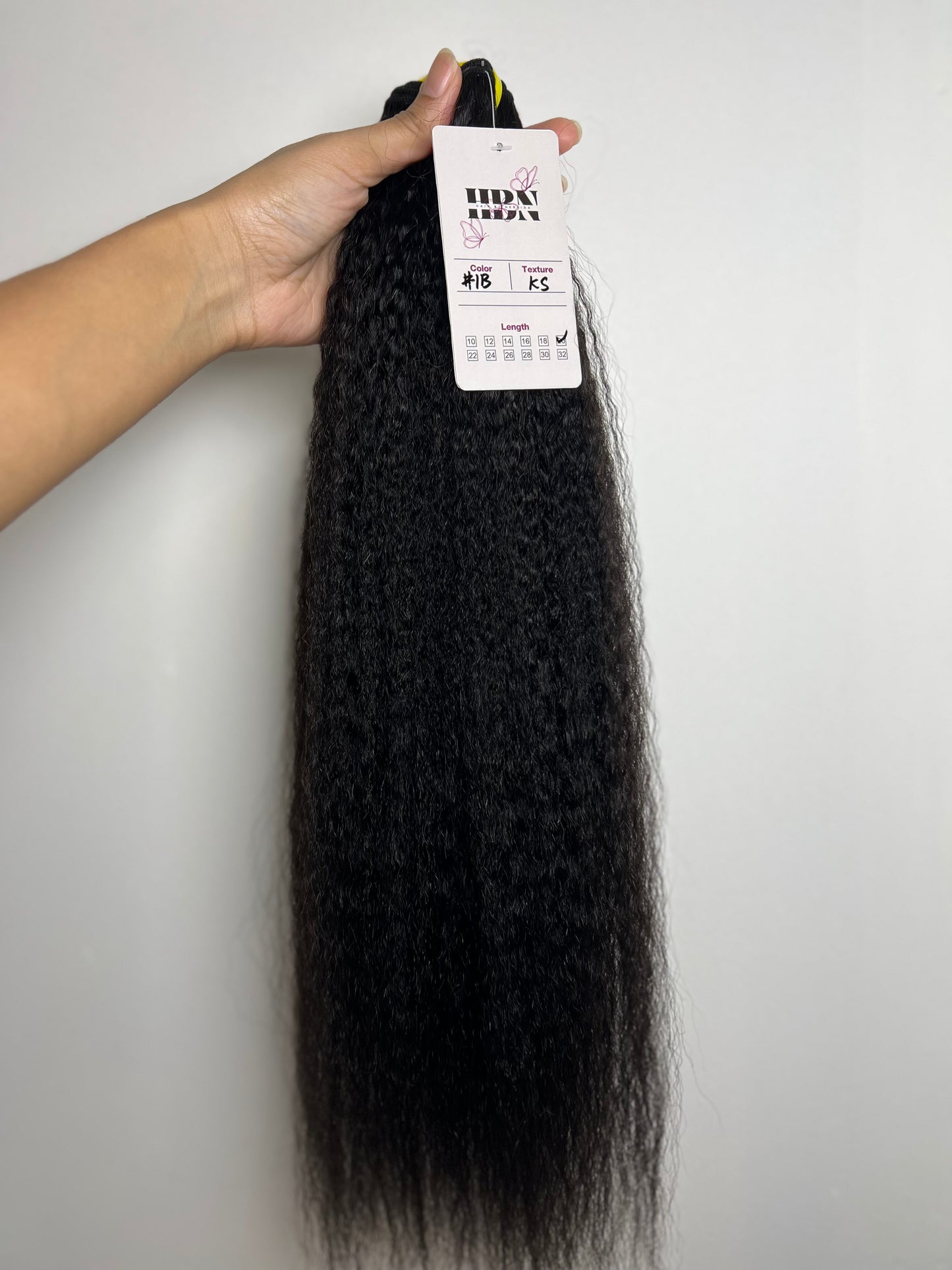 100% Raw Human Hair/ Kinky Straight Bundle